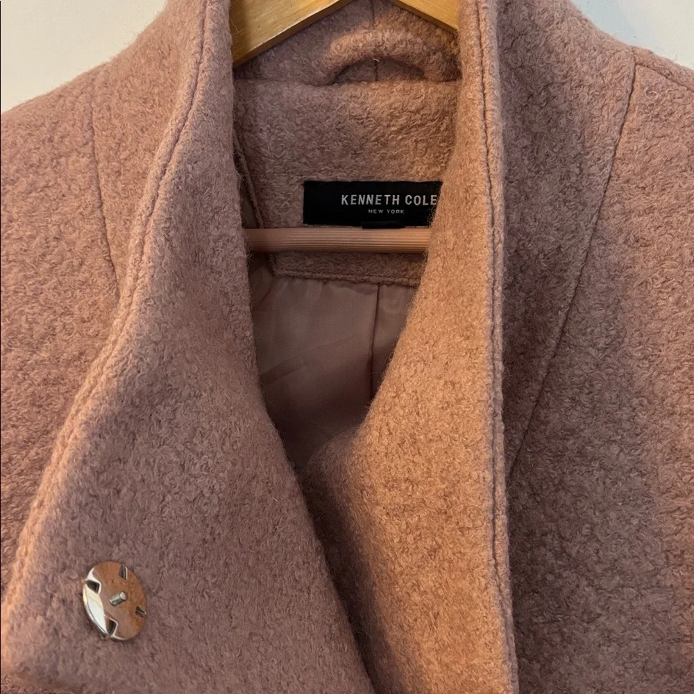 NWT Kenneth Cole Pink Wool Blend Coat - Picture 3 of 11